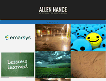 Tablet Screenshot of allennance.com
